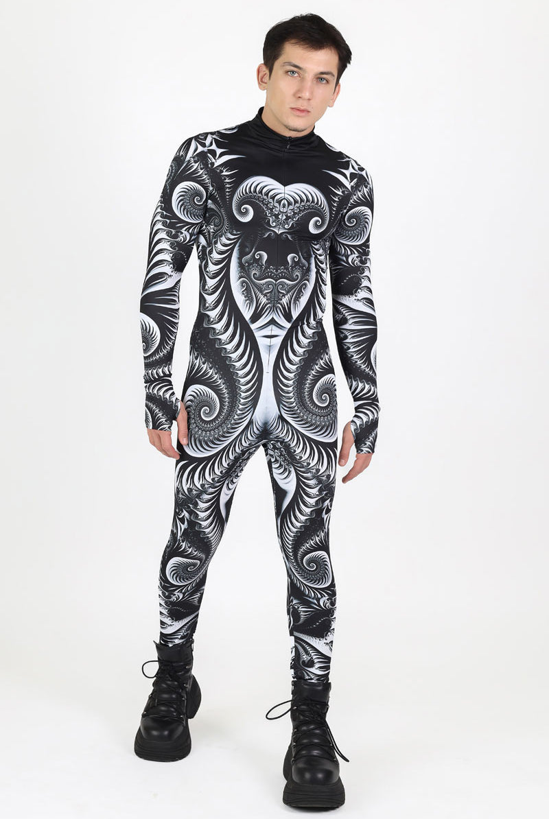 Black Trip Costume for Men Full View