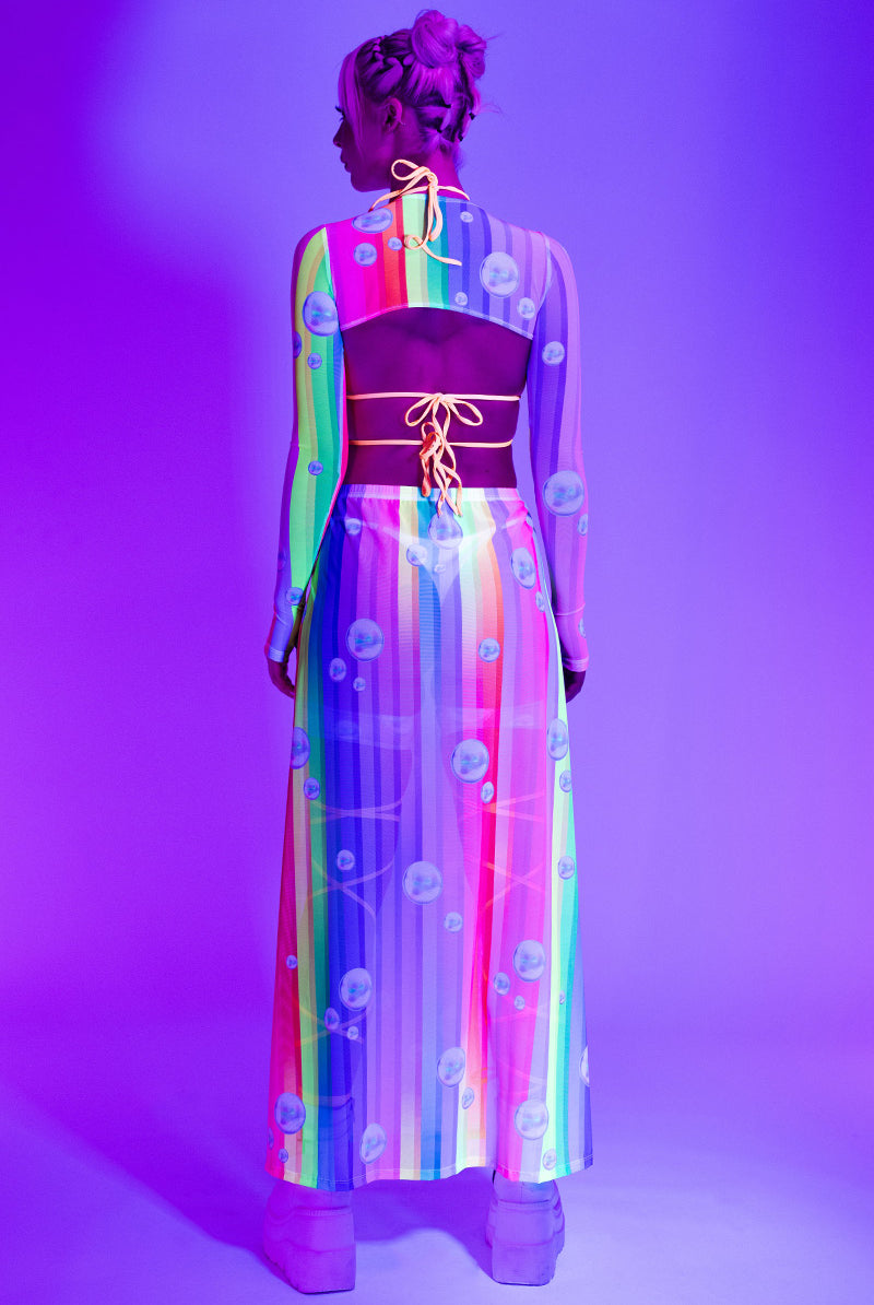 bubble-trouble-mesh-skirt-set-back-view-uv