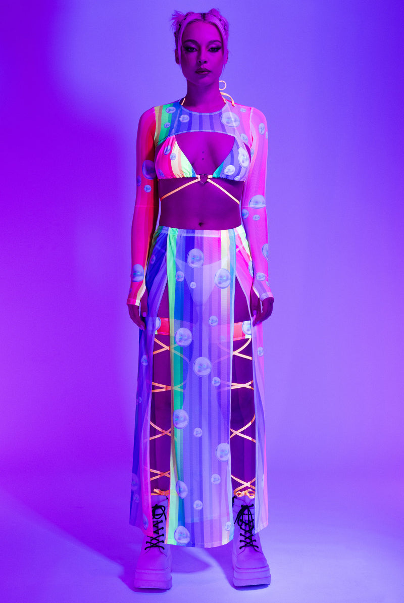 bubble-trouble-mesh-skirt-set-front-view-uv