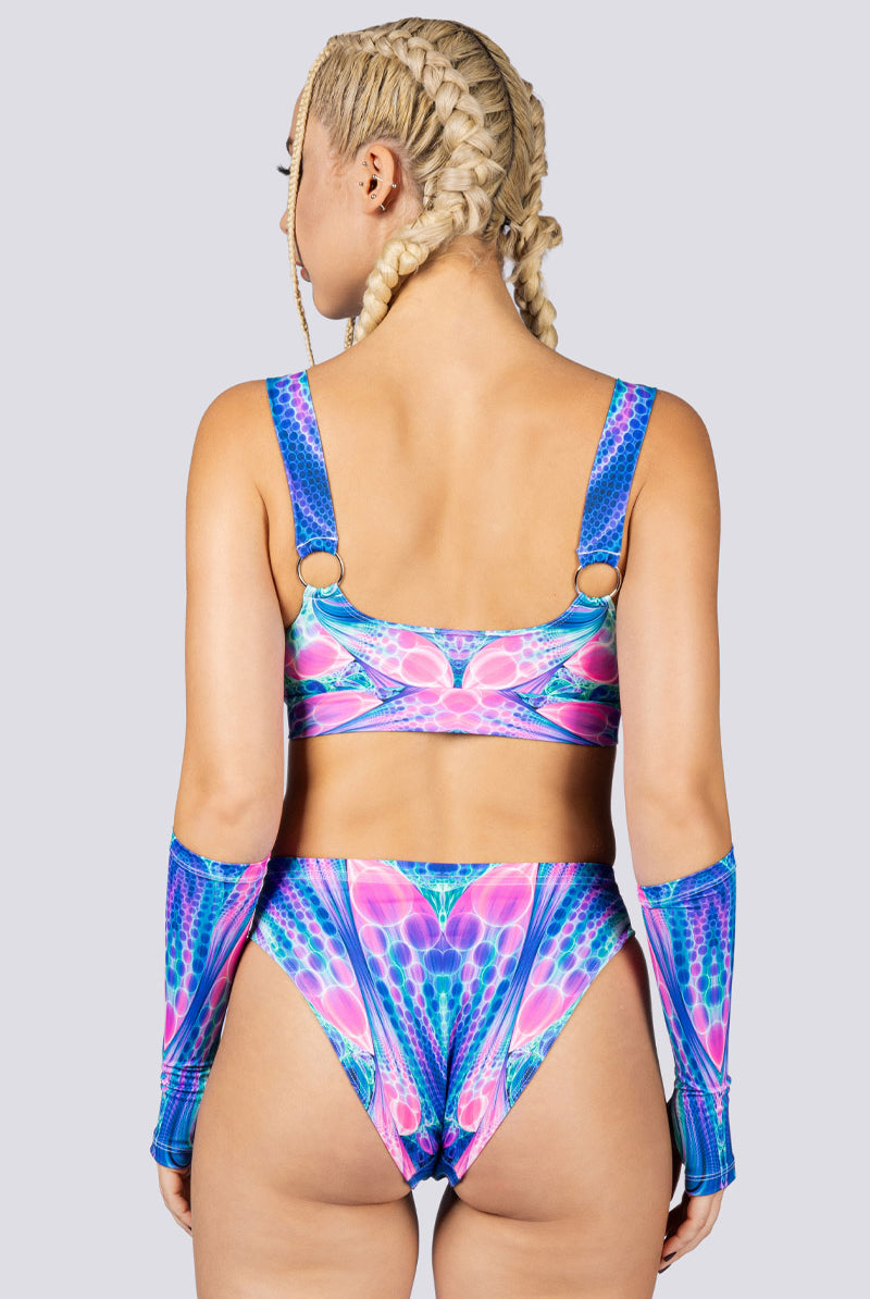 Candy Dream Mini Clasp Skirt Set Close Back View