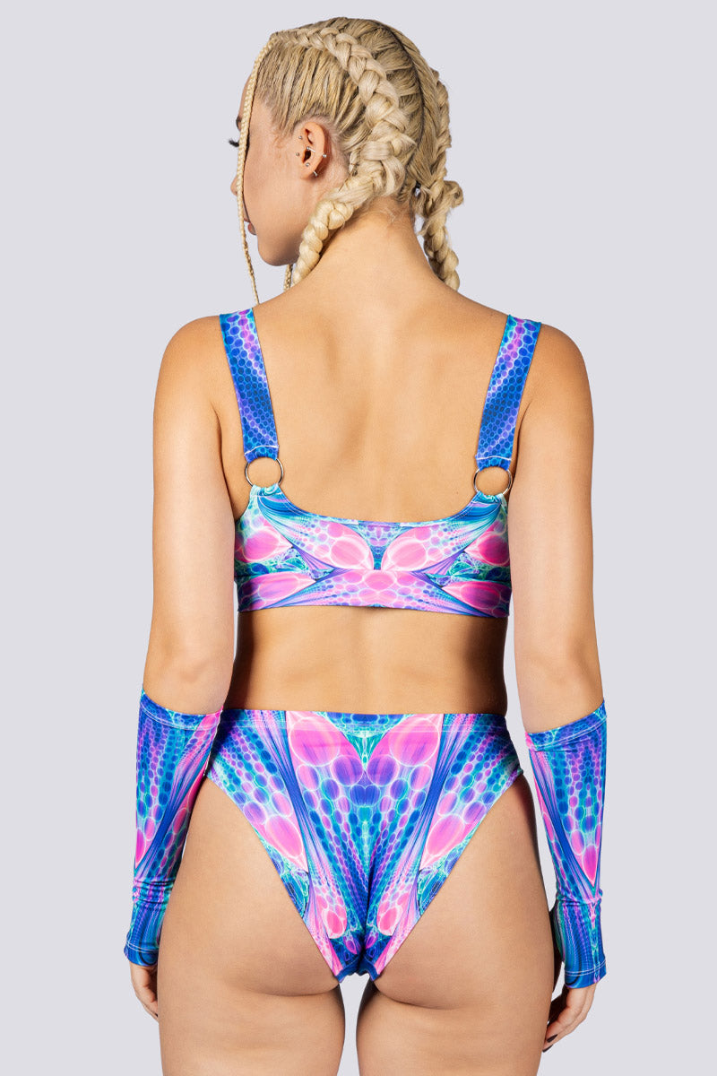 Candy Dream Mini Clasp Skirt Set Close Back View