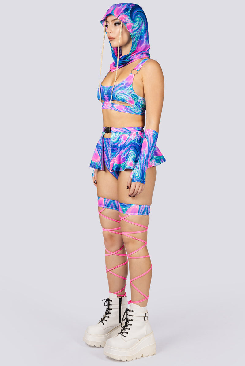 Candy Dream Mini Clasp Skirt Set Full Side View