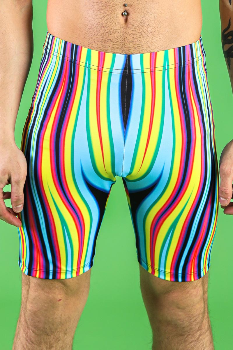 Rainbow biker shorts h&m best sale