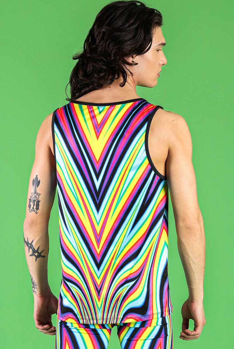 Chroma Rebel Men's Tank Top Back View