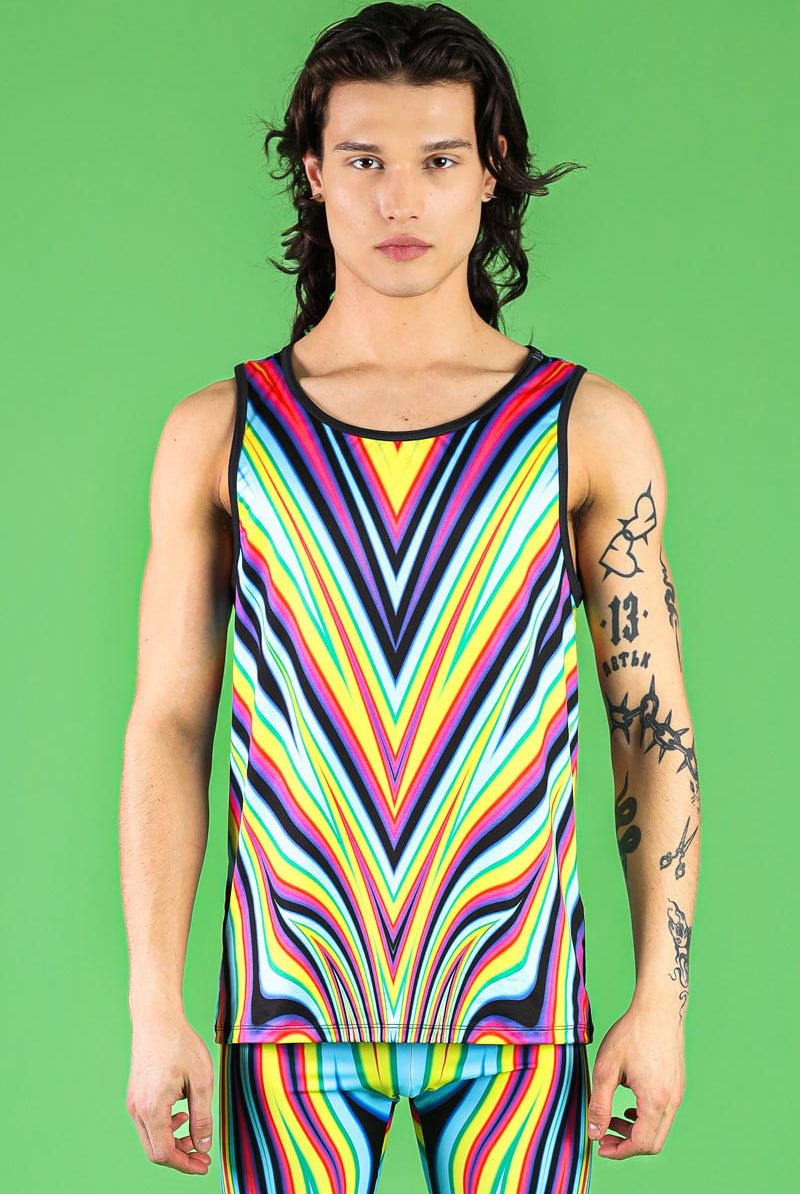 Chroma Rebel Men's Tank Top Front View