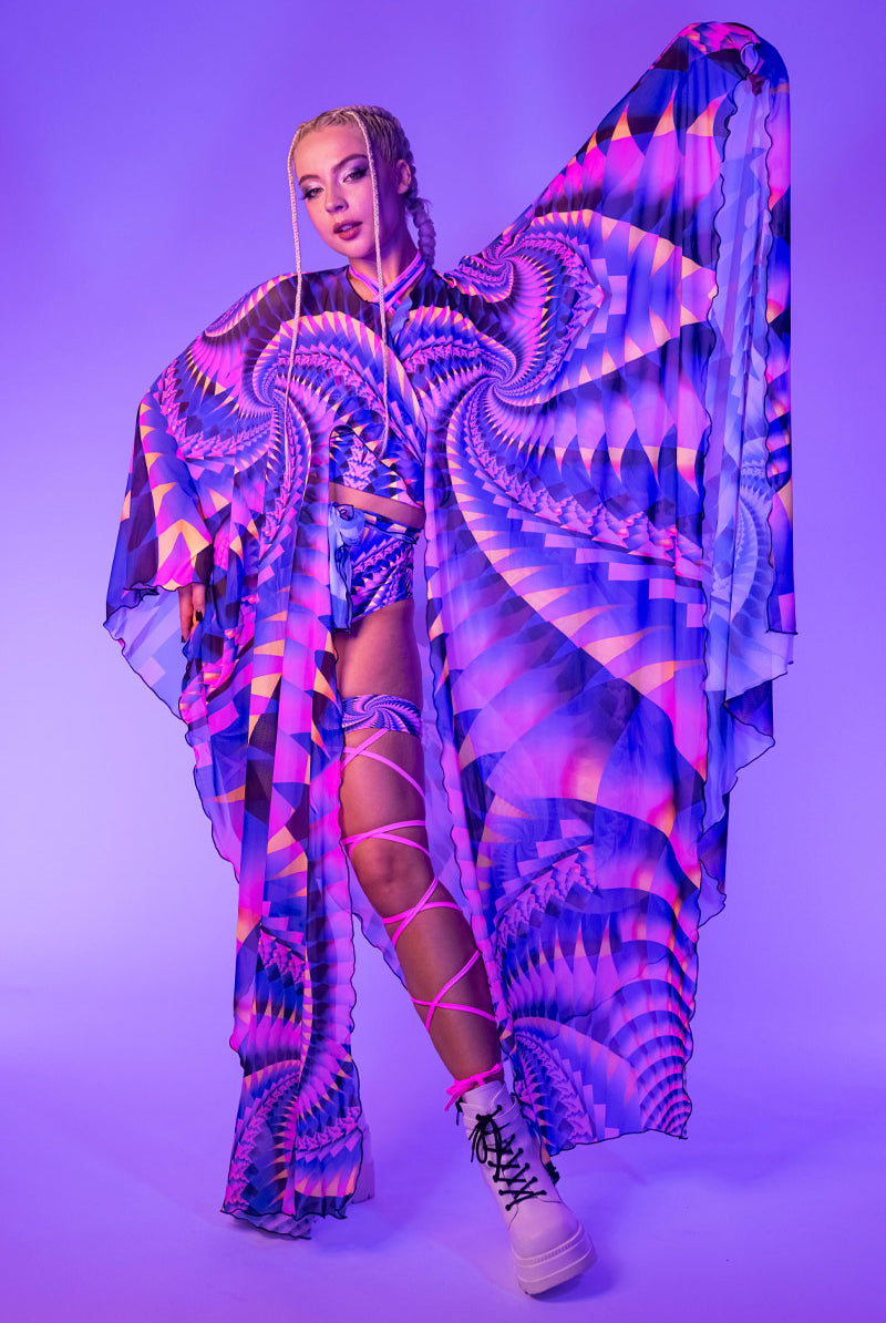 Circus Babe Rave Kimono Full View