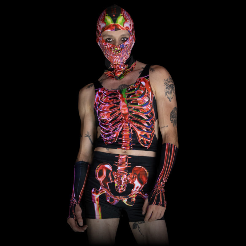 Pink Morph Cyber Costume for Halloween | Devil Walking