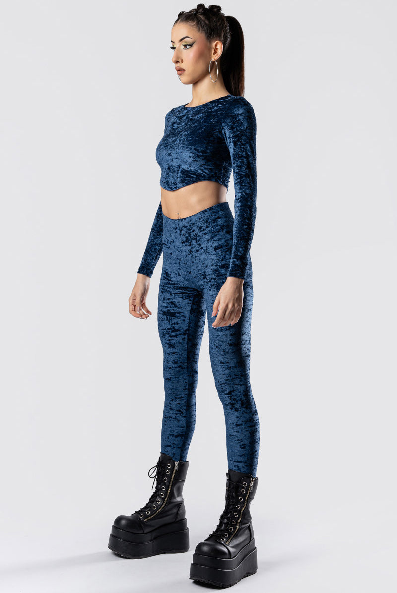 cosmic-indigo-crew-neck-crop-top-set-blue-velvet-side-view