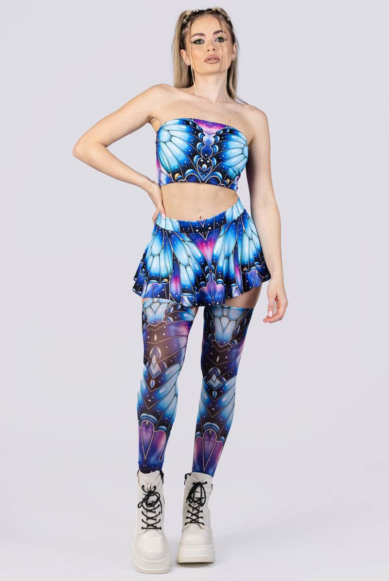 cosmic-nymph-rave-mini-skirt-set-front-view