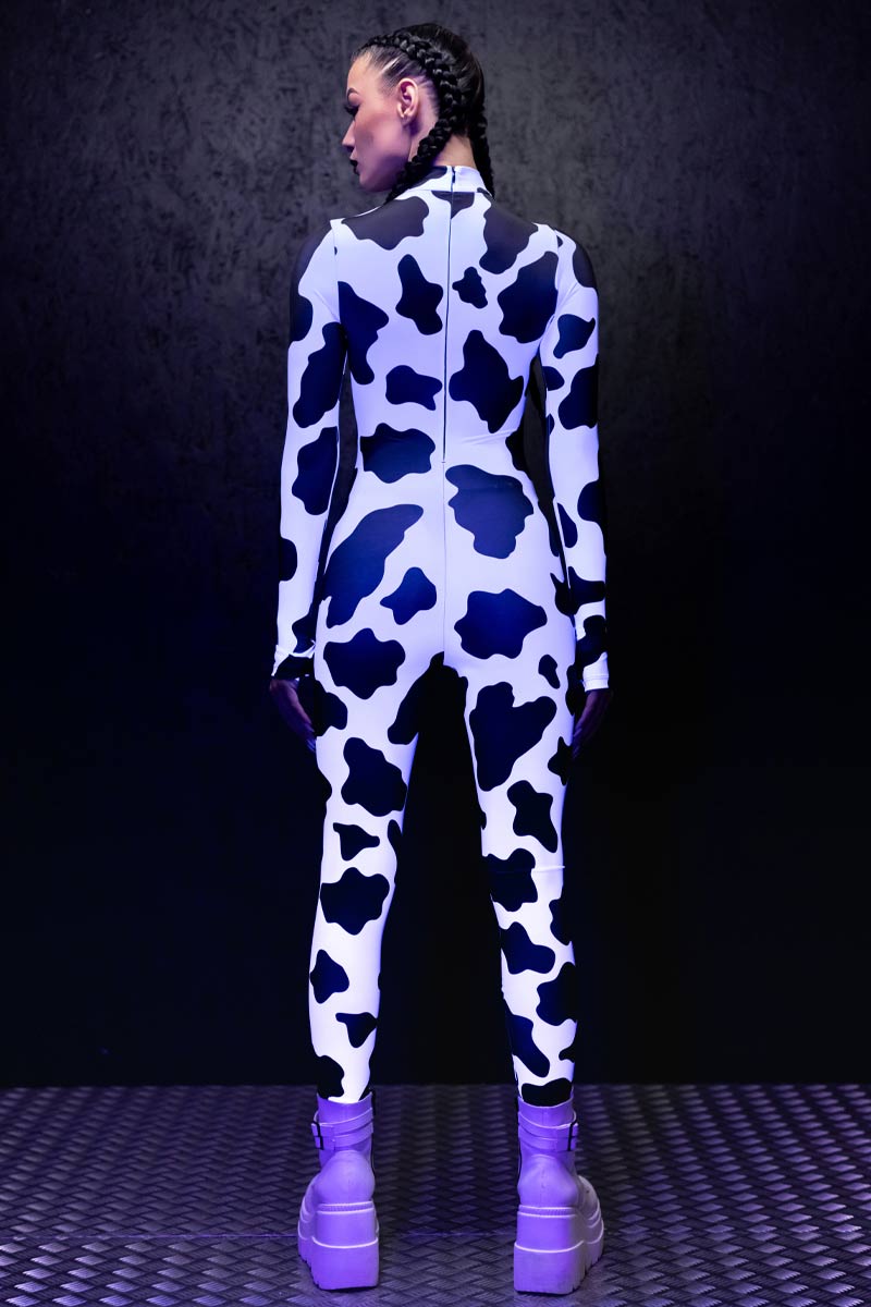 Cow Open Front Costume Devil Walking