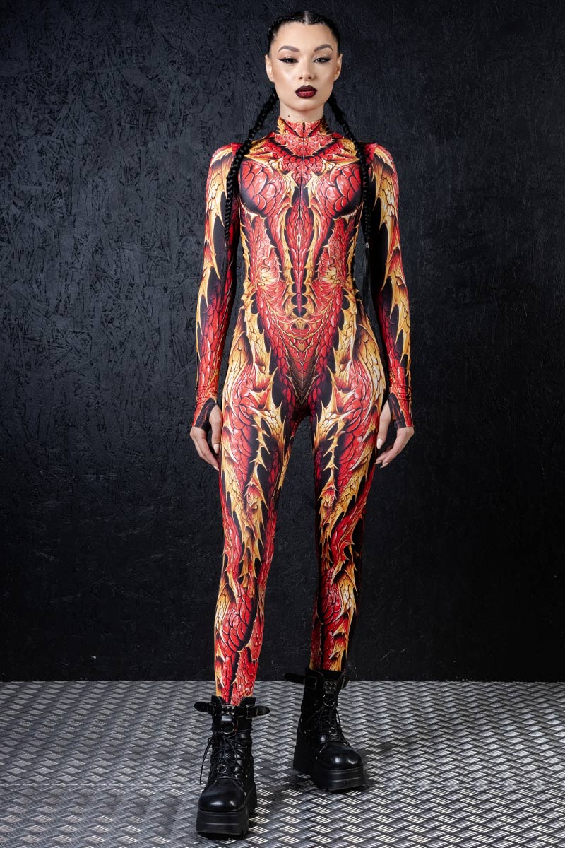 crimson-dragon-costume-with-wings-front-view