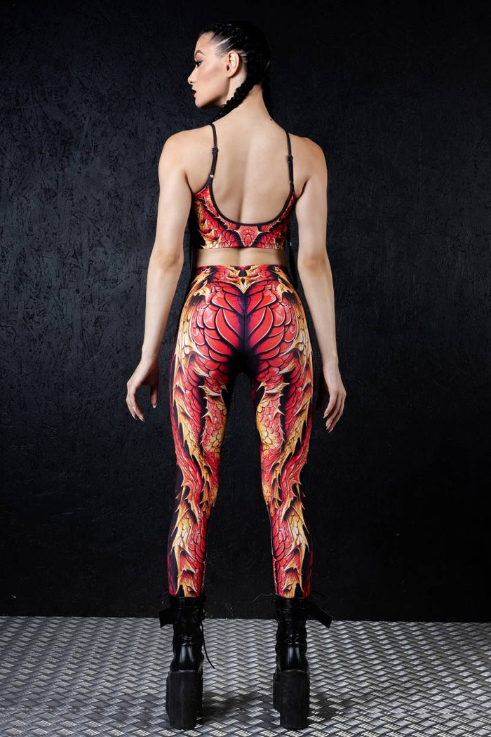 crimson-dragon-leggings-set-back-view
