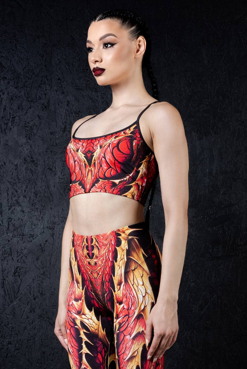 crimson-dragon-spaghetti-strap-crop-top-side-view