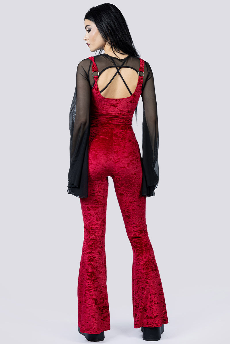 Crimson Kiss Underbust Corset Back Gothic Outfits