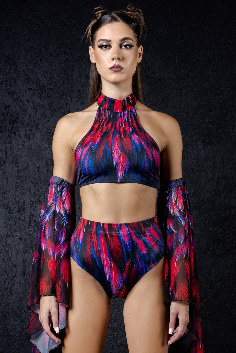 crimson-raven-halter-neck-top-close-front-view