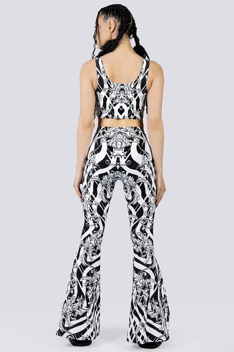 Damned Ornament Flare Pants Set | Devil Walking