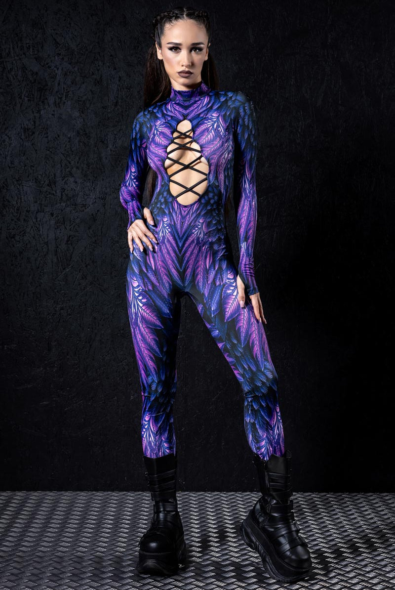 Dark Fairy Open Front Costume Front View