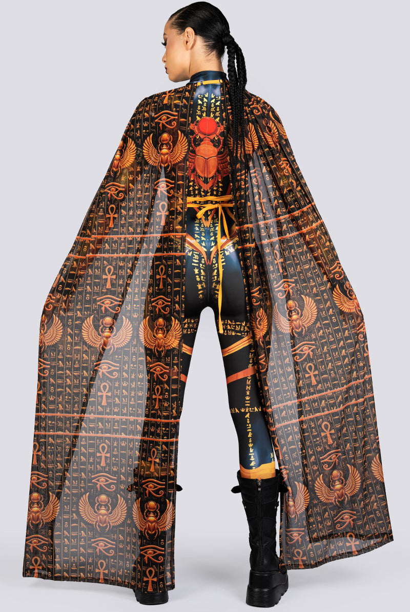 Daughter Of Ra Costume With Wings Halloween Outfit