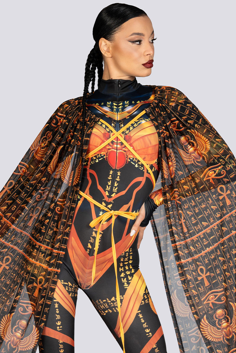 Daughter Of Ra Mesh Wings Halloween Outfit