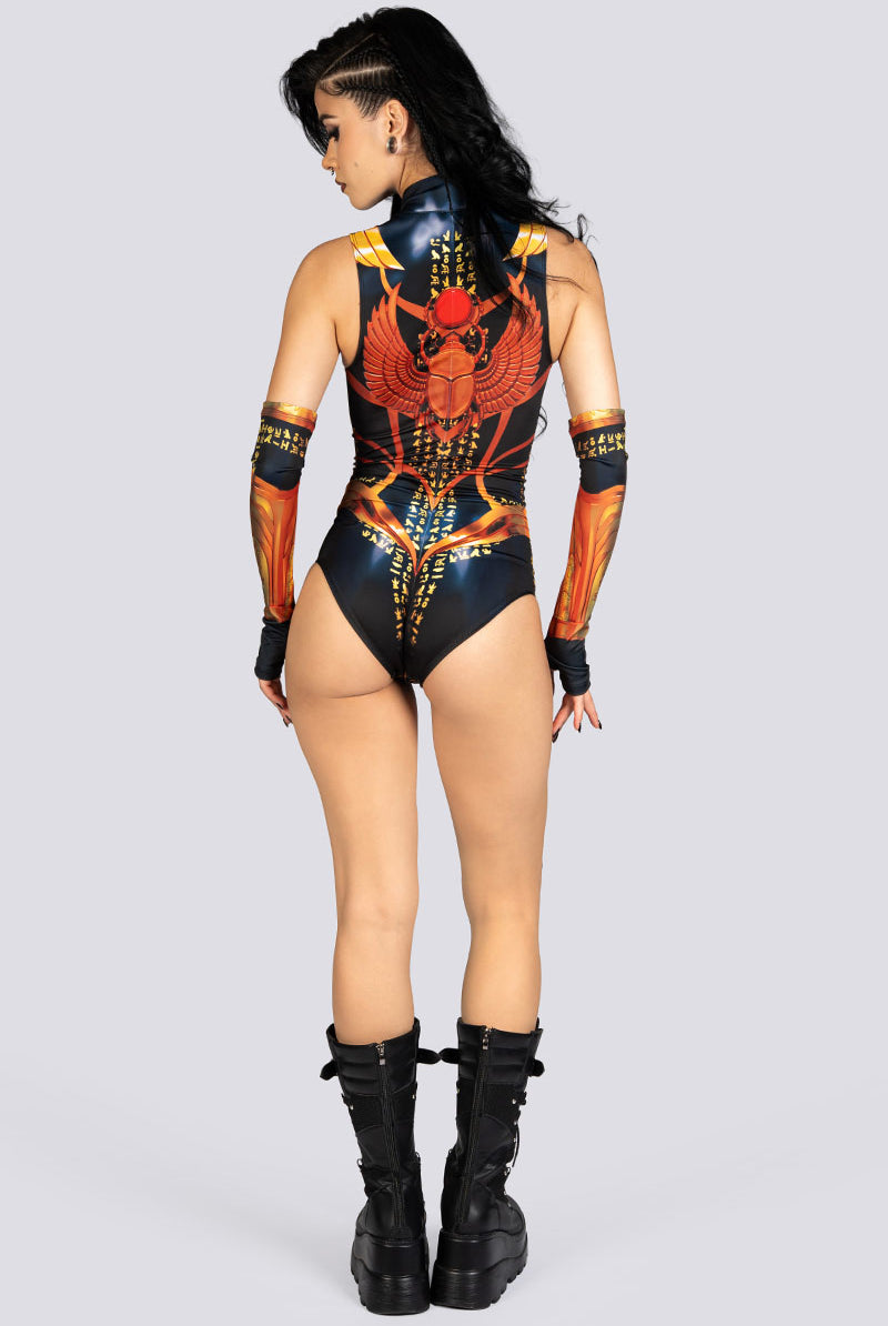 Daughter Of Ra Sleeveless Bodysuit Halloween Clothes
