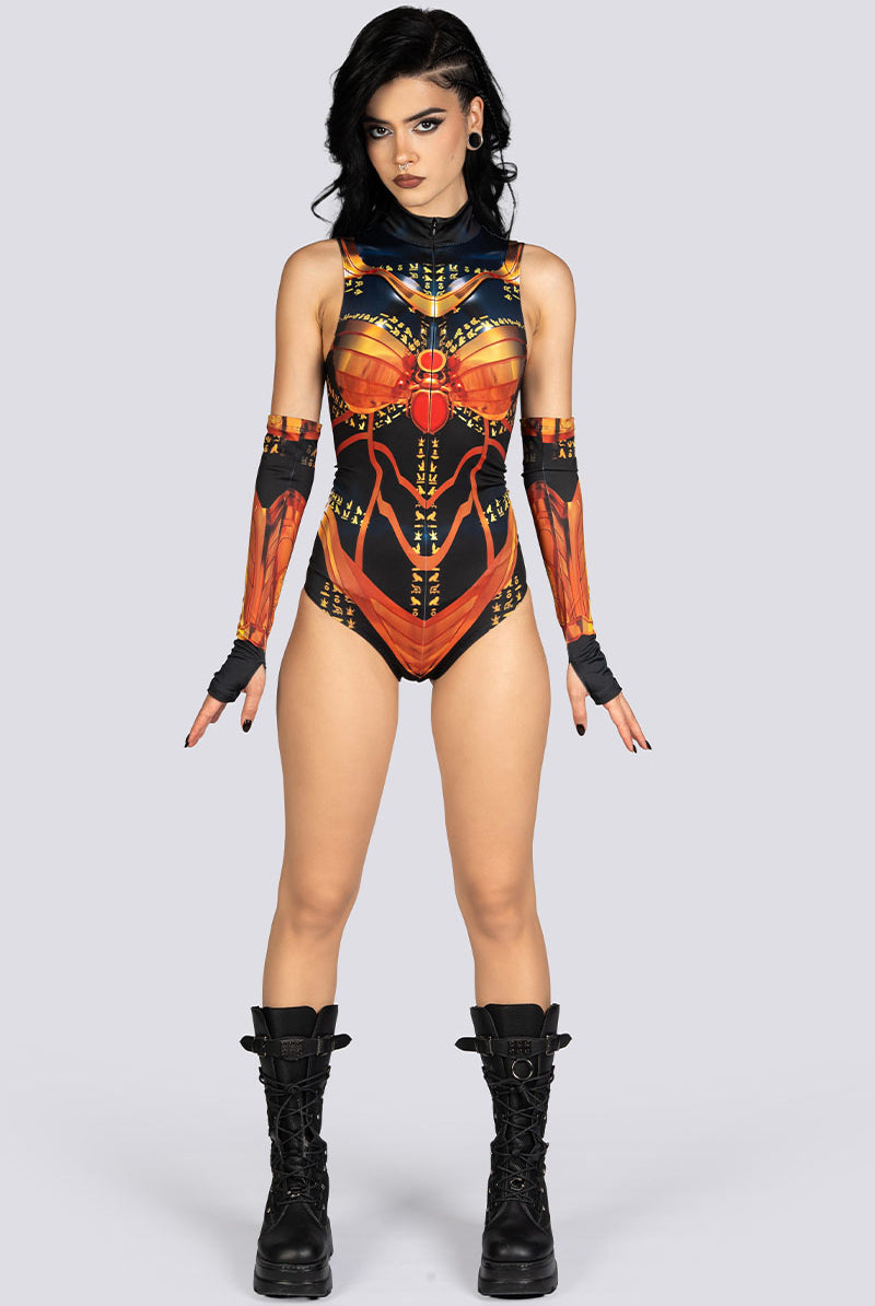 Daughter Of Ra Sleeveless Bodysuit Halloween Outfit