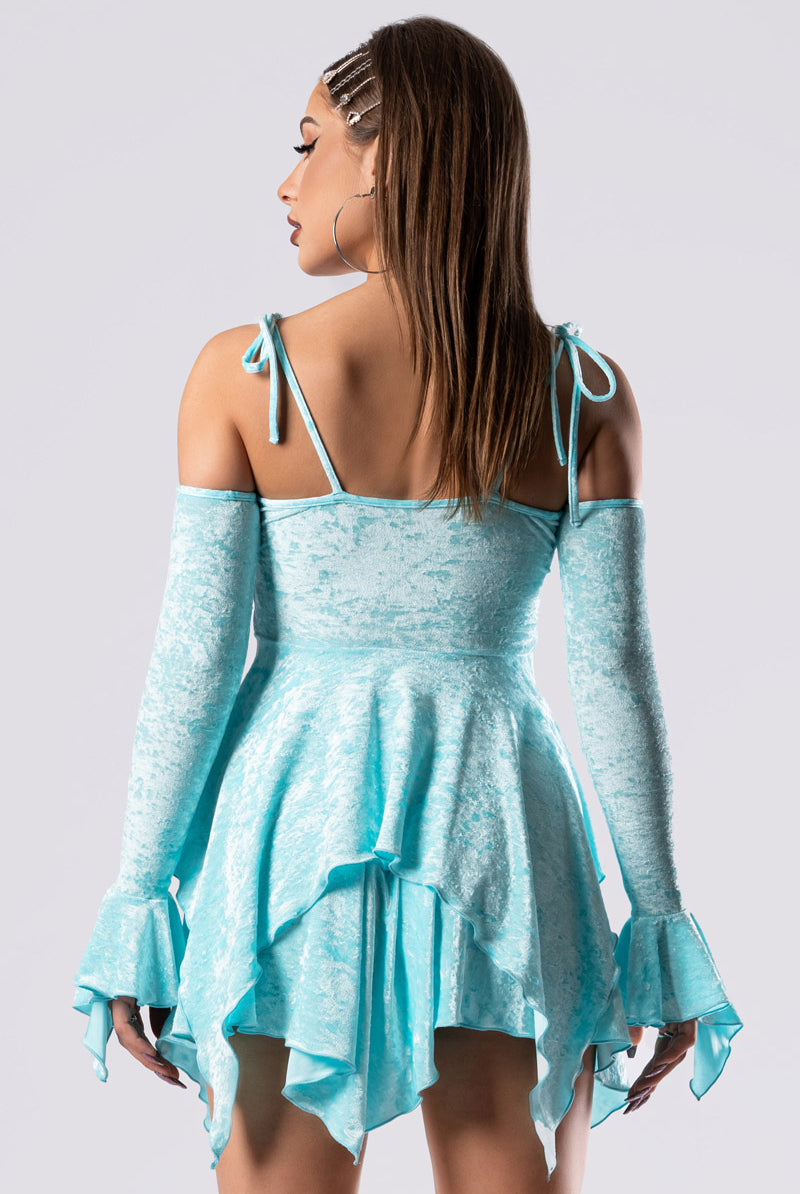 Daydream Blue Velvet Fairy Dress Daydream Blue Velvet Fairy Dress