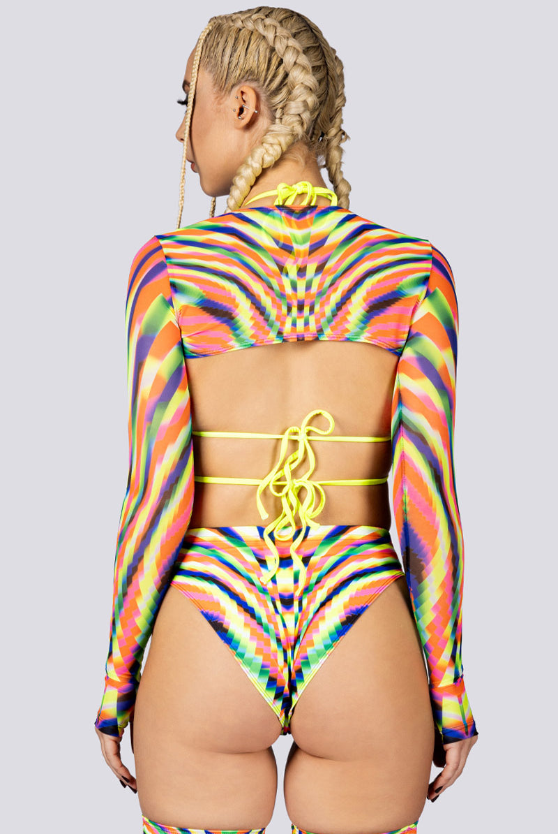 Delusion Two Piece Top Close Back View