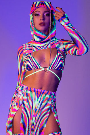 Delusion Two Piece Top Close Full View