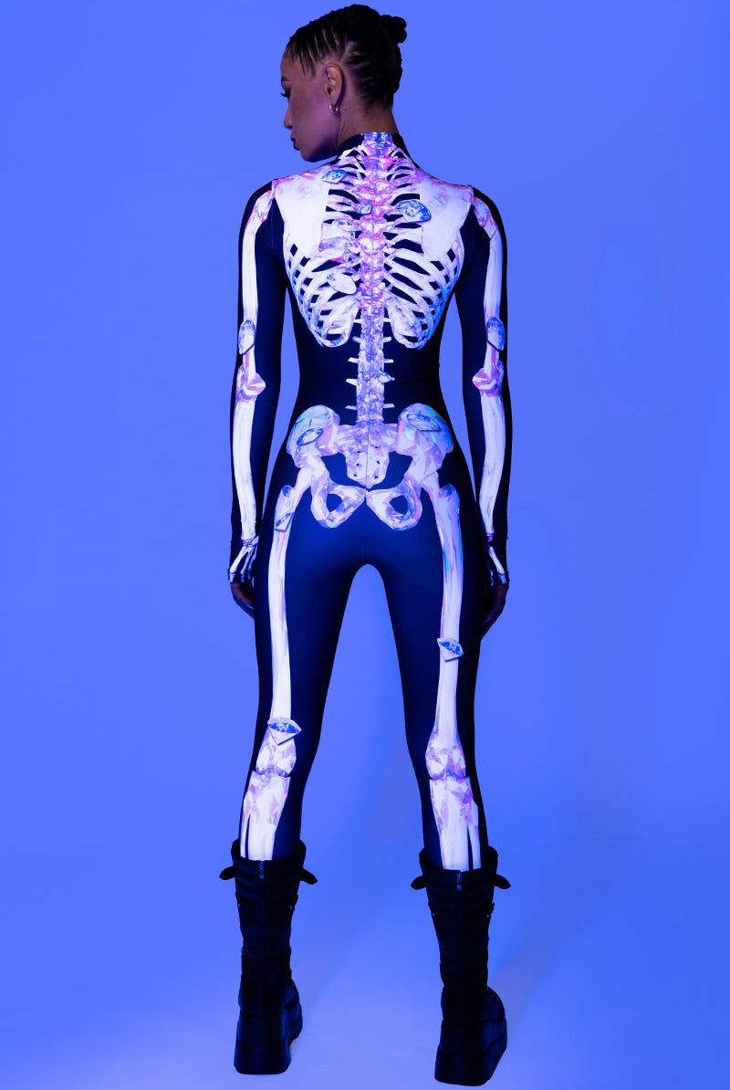 Diamond Skeleton Costume Halloween Clothes