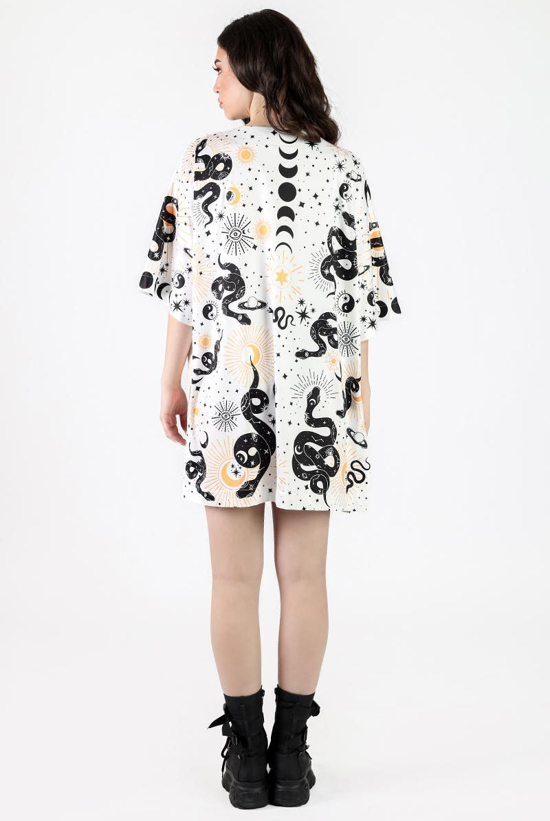 Divine Serpent Kimono Back View