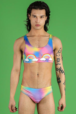 Dreamscape Men's Bra Top Front View