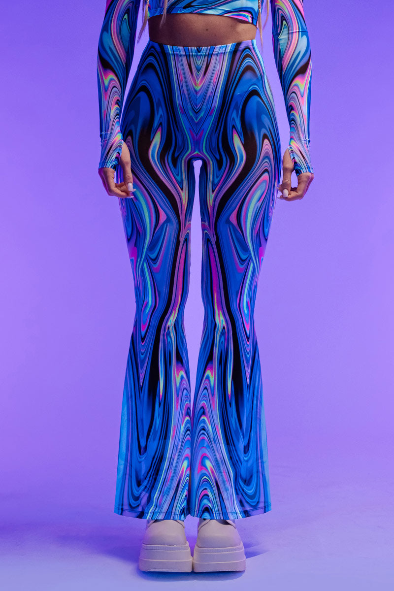 Feather mesh pants main image 1