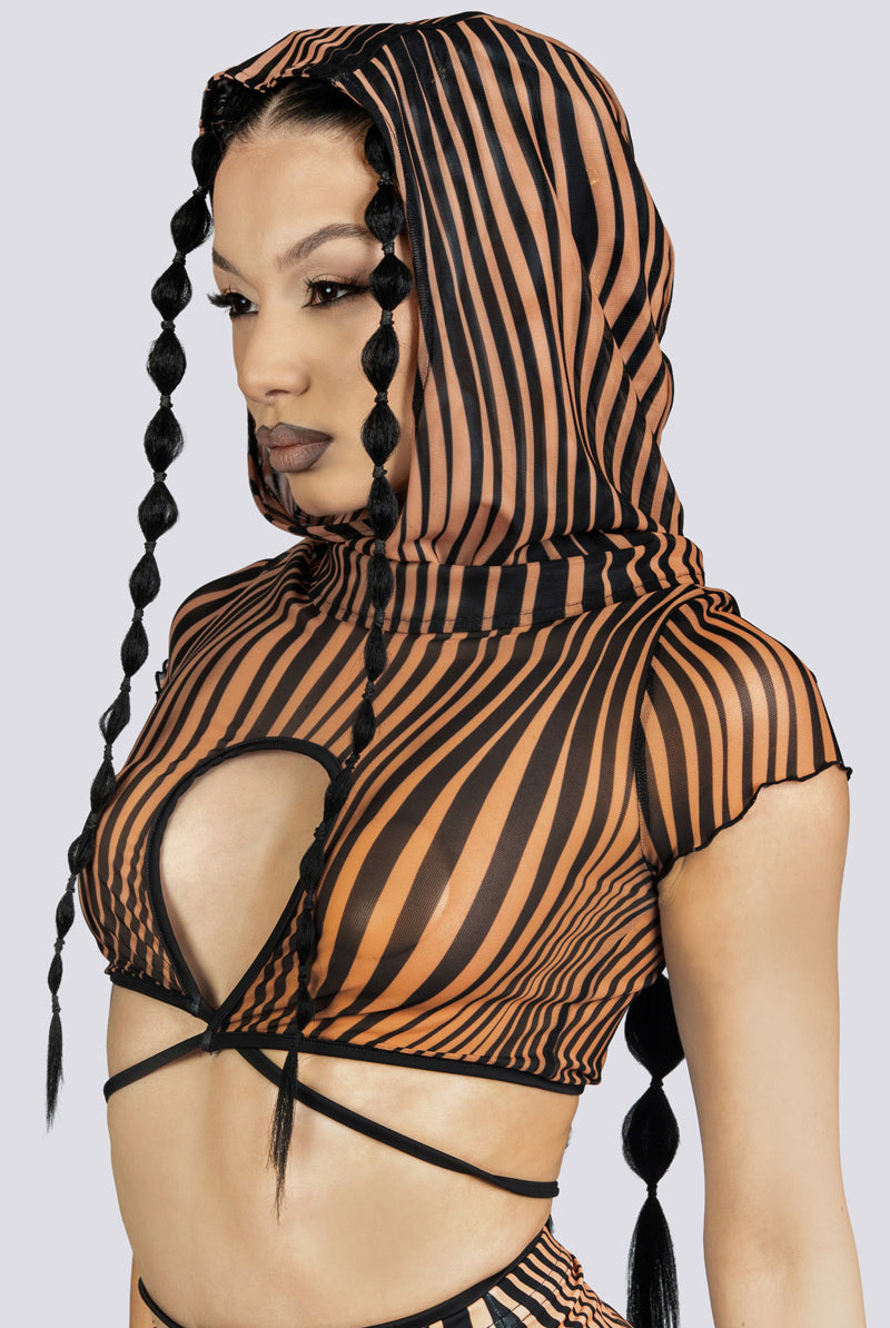 Dune Rave Hood Festival Outfit