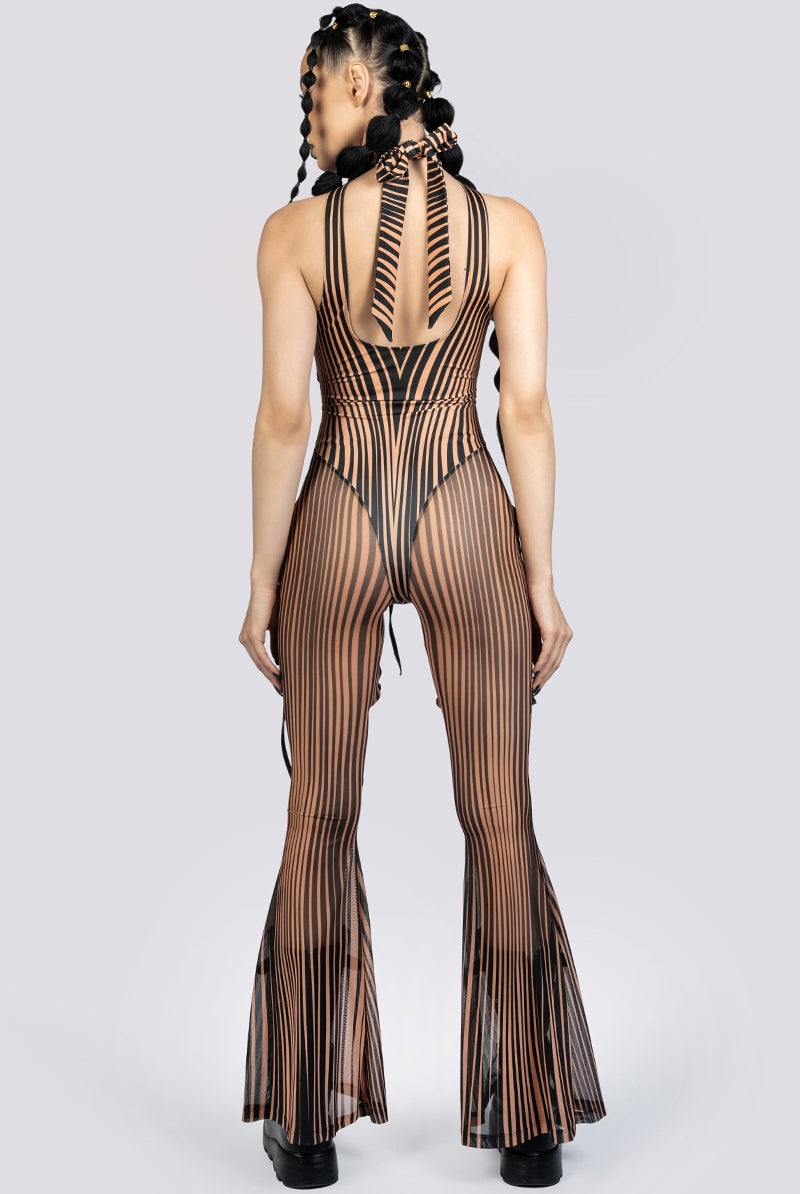 Dune Ribbon Cut Out Jumpsuit Rave Wear