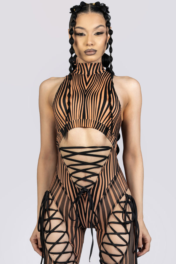 Dune Ribbon Cut Out Jumpsuit Festival Wear