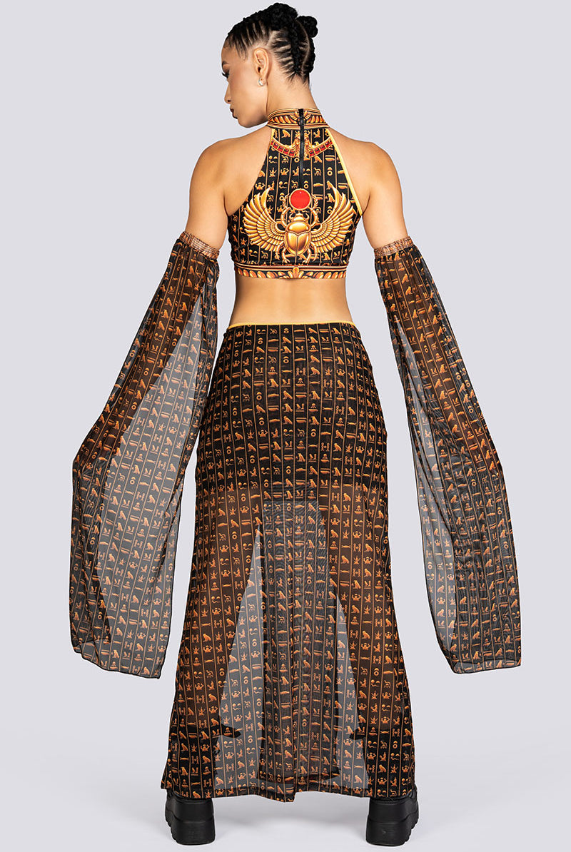 Egyptian Priestess Dress Halloween Outfit