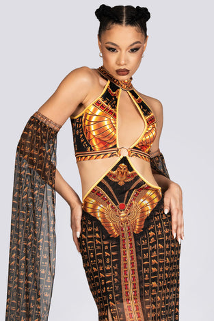 Egyptian Priestess Dress Halloween Clothes