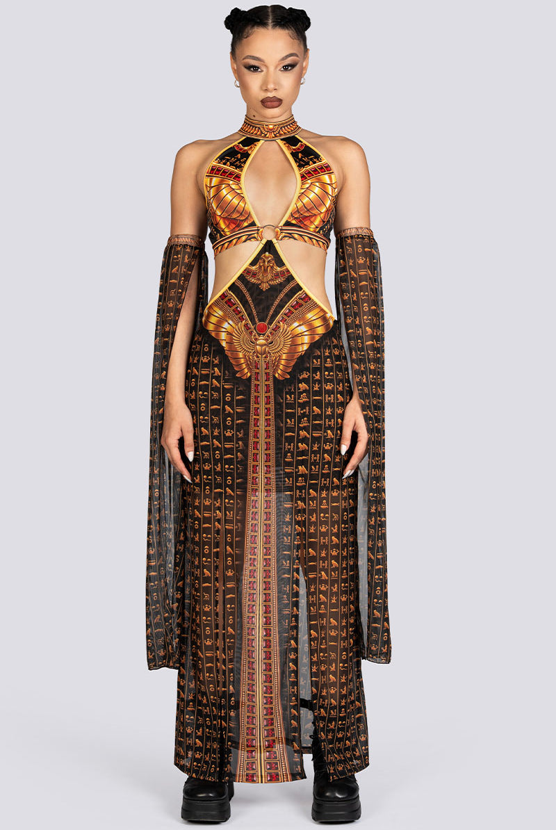 Egyptian Priestess Dress Sexy Halloween Costume