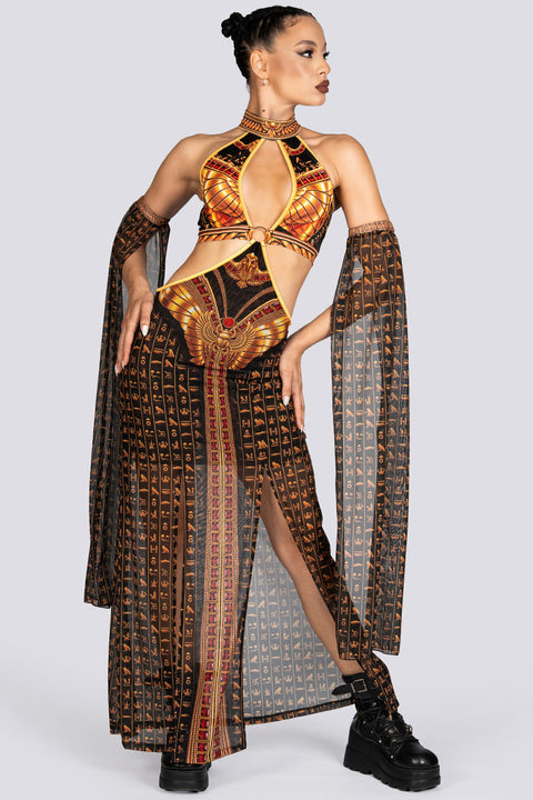 Egyptian Priestess Dress Halloween Costume Women