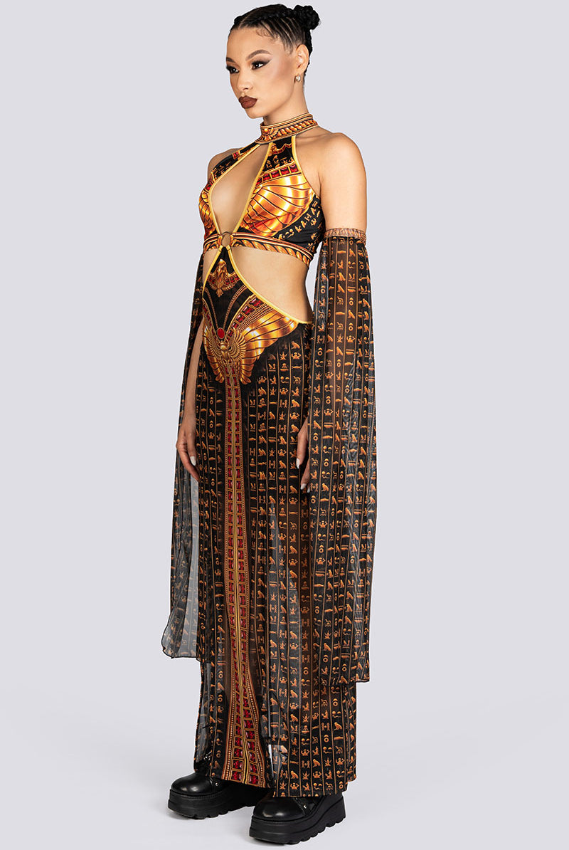 Egyptian Priestess Dress Halloween Wear