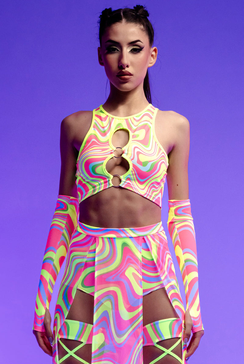 electric-candy-o-ring-crop-top-uv-close-front-view
