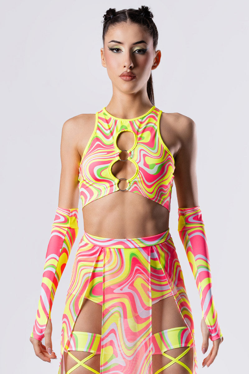 slim fit dress slacks NEON ORANGE FESTIVAL DRESS