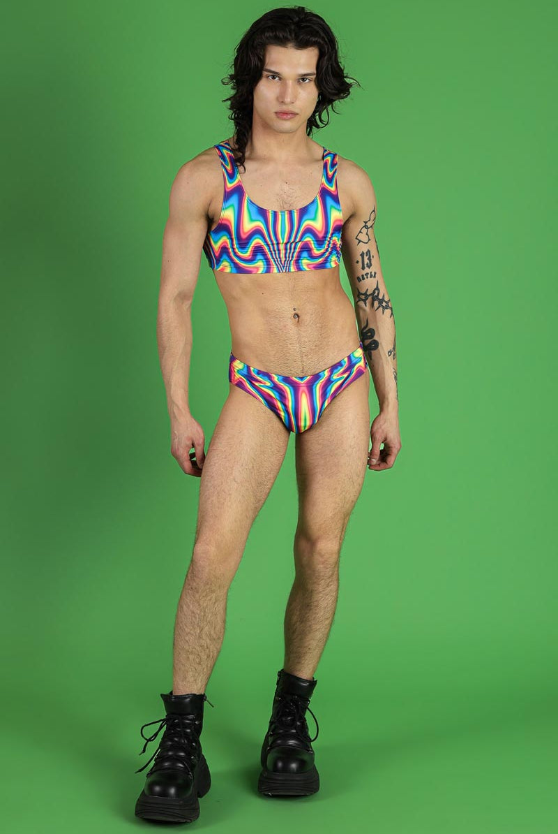 Electric Feel Men's Swim Brief Set Full View
