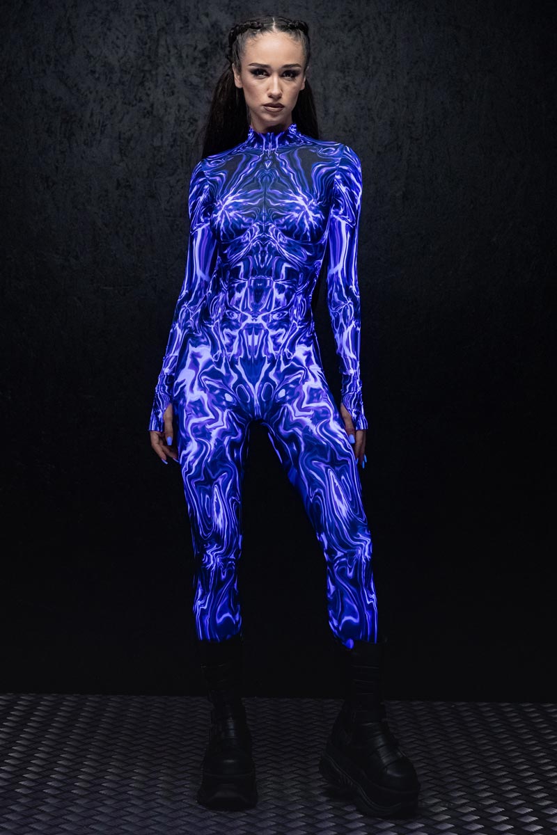 Electrify Me Costume UV Front View