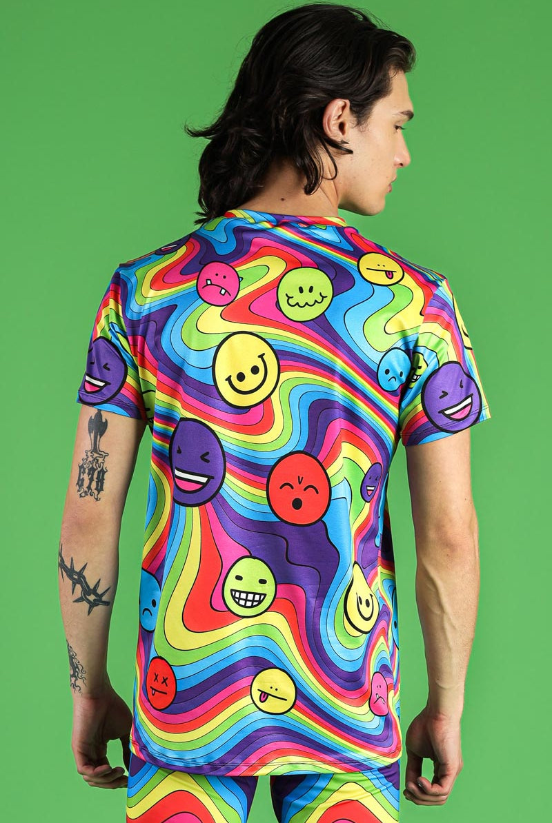 Emoji Spectrum Male Tee Back View