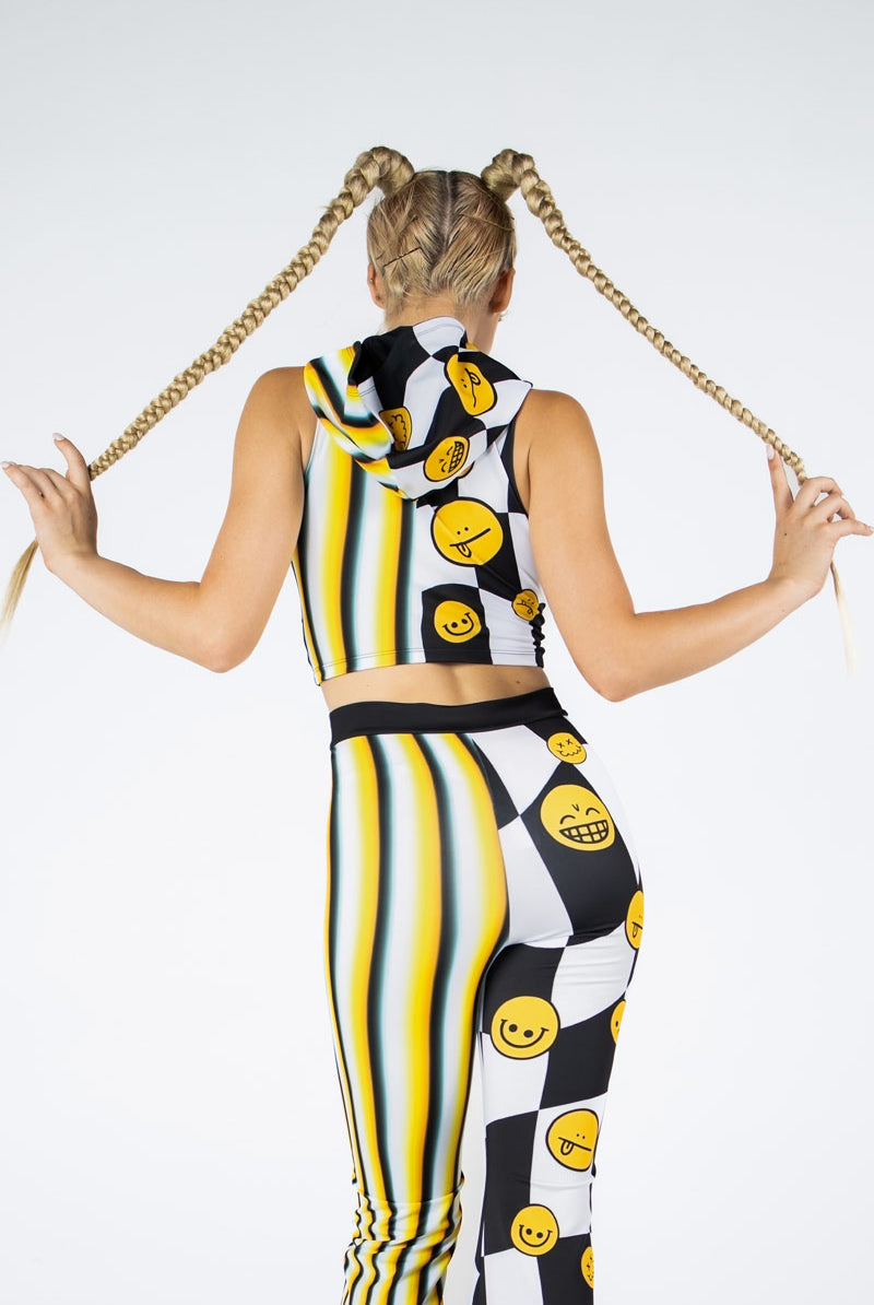 Emojination Hooded Top Back View