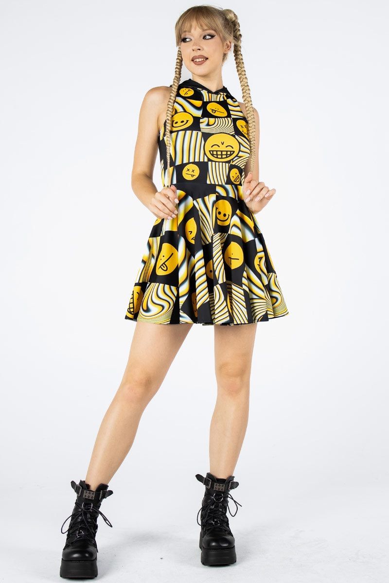 Emojination Hoodie Skater Dress