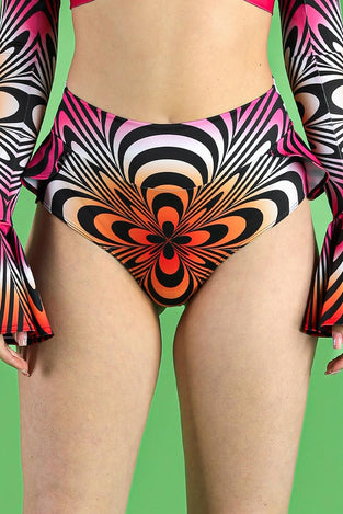Femme Power Ruffle Booty Shorts Close View