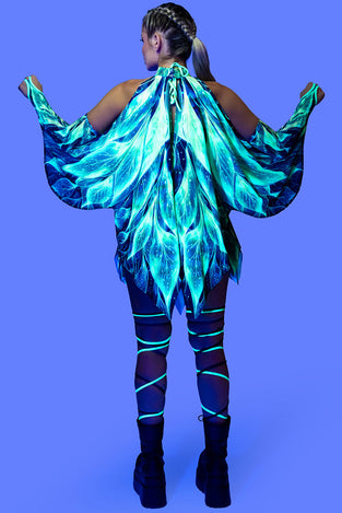 Forest Pixie Wings Rave Halloween Outfit