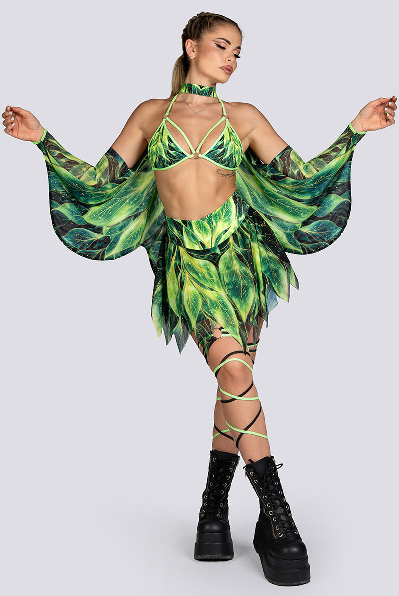 Forest Pixie Wings Sexy Rave Halloween Costume